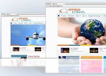 Website client Omega Travel